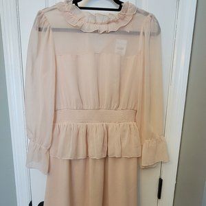 Boutique Style Blush Dress- NWT- size Medium